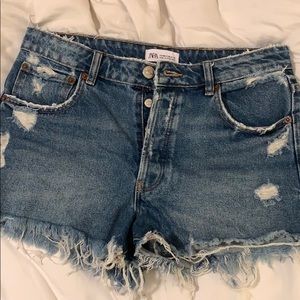 Zara jean shorts